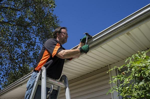 we can provide a rough estimate for gutter repair over the phone based on the information you provide